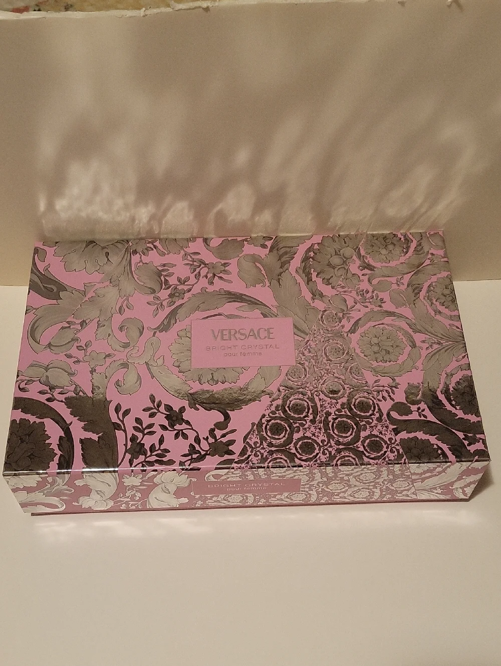 Versace Pink and Gold Ornate Accessory Box